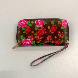 Floral print Paris B wallet